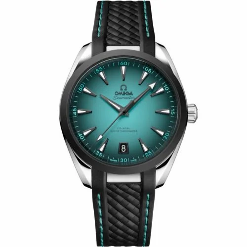 Omega Seamaster Aqua Terra 150M Master Chronometer 41 Stainless Steel - Ceramic / Turquoise / Rubber 220.32.41.21.03.001 (22032412103001)